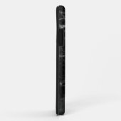 Schwarzer Marmor mit grauen Rissen Case-Mate iPhone Hülle (Hinten/Rechts)