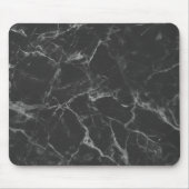 Schwarzer Marmor Mousepad (Vorne)
