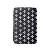 SCHWARZER MARMOR ROYAL1 U. WEISSER MARMOR (R) BADEMATTE (Vorderseite Vertikal)