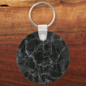 Schwarzer Marmor Schlüsselanhänger (Vorderseite)