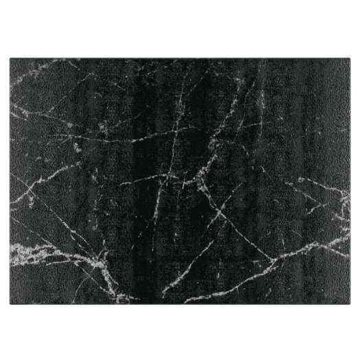Schwarzer Marmor Schneidebrett (Vorderseite)