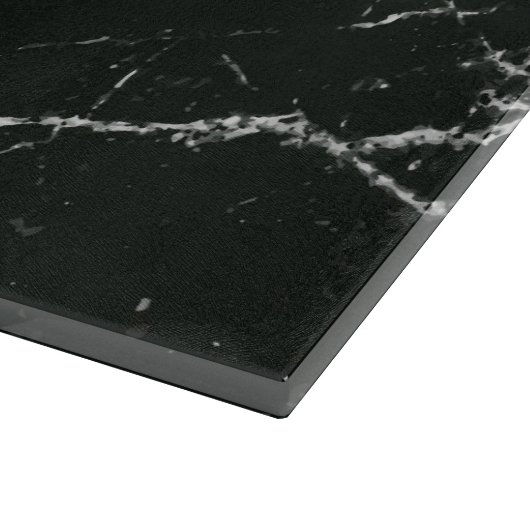 Schwarzer Marmor Schneidebrett (Ecke)