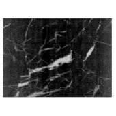 Schwarzer Marmor Schneidebrett (Vorderseite)