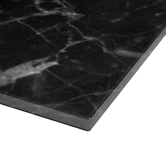 Schwarzer Marmor Schneidebrett (Ecke)