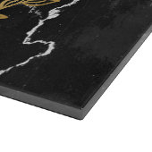 Schwarzer Marmor Schneidebrett (Ecke)