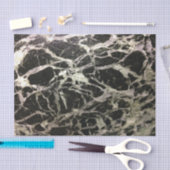 Schwarzer Marmor Seidenpapier (Handwerk)