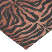 SCHWARZER MARMOR SKIN2 U. KUPFER GEBÜRSTETES KURZER TISCHLÄUFER (Ecke)