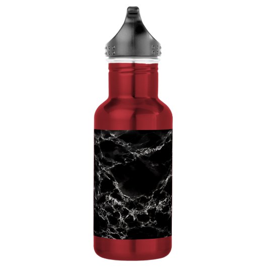 Schwarzer Marmor Stone Wasserflasche (Rechts)