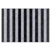 SCHWARZER MARMOR STRIPES1 U. WEISSER MARMOR SCHNEIDEBRETT (Vorderseite)