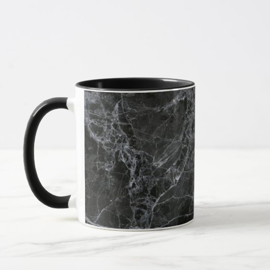 Schwarzer Marmor Tasse (Links)