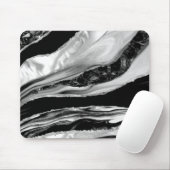 Schwarzer Marmor und Mutter der Perle Mousepad (Mit Mouse)