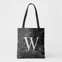 Schwarzer Marmor Urtontasche