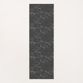 Schwarzer Marmor Yogamatte (Vorderseite)