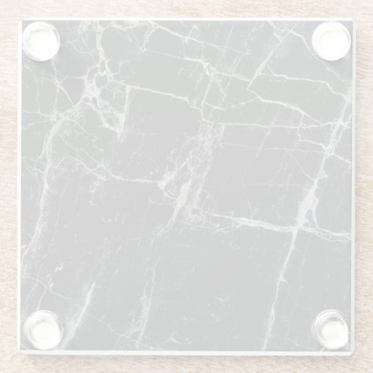 Schwarzer MarmorglasUntersetzer Glasuntersetzer (Rückseite)