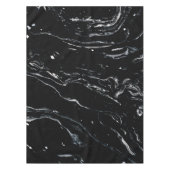 Schwarzer Marmorraum Tischdecke (Vorderseite)
