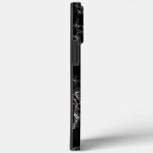 Schwarzer Marmorstein - Elegant Case-Mate iPhone Hülle (Rückseite / Rechts)