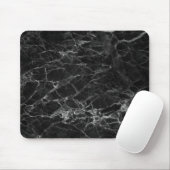 Schwarzer Marmorsteinlook Mousepad (Mit Mouse)