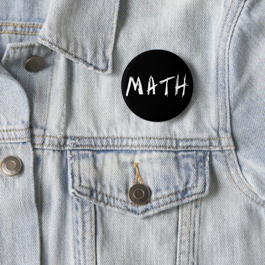 Schwarzer Mathe-Knopf Button (Beispiel)