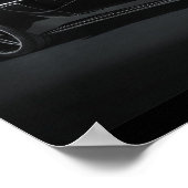 Schwarzer McLaren Poster (Ecke)