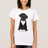 Schwarzer Meerwasserdock T-Shirt (Vorderseite)