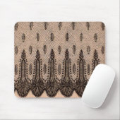 Schwarzer Mesh Mousepad (Mit Mouse)