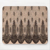 Schwarzer Mesh Mousepad (Vorne)