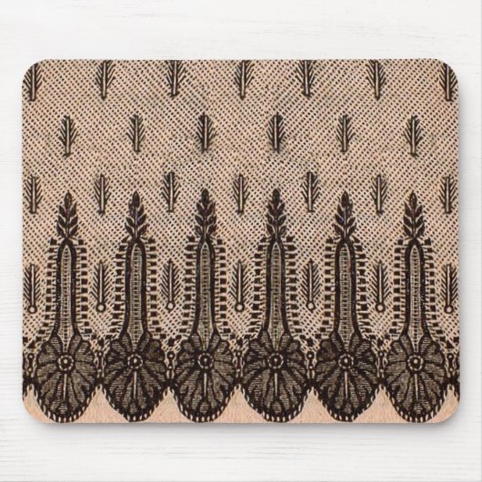 Schwarzer Mesh Mousepad (Vorne)