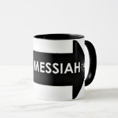 SCHWARZER MESSIAS Tasse (VorderseiteRechts)