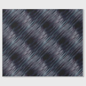Schwarzer Metallic-Effekt Geschenkpapier (Flach)