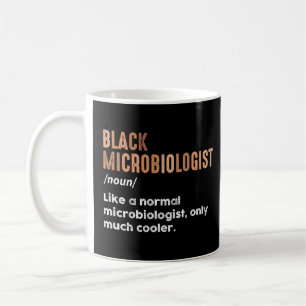 Schwarzer Mikrobiologe Lustige Definition Mikrobio Kaffeetasse