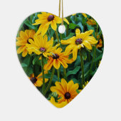 Schwarzer mit Augen Sushi-Garten Keramikornament (Rechts)