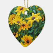 Schwarzer mit Augen Sushi-Garten Keramikornament (Links)