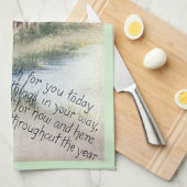 Schwarzer mit Augen Vintager Geburtstag Susans Geschirrtuch (Viertel Falte)