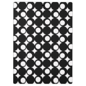 Schwarzer Mod-Ball-Entwurf mit kundenspezifischem Klemmbrett (Rückseite)