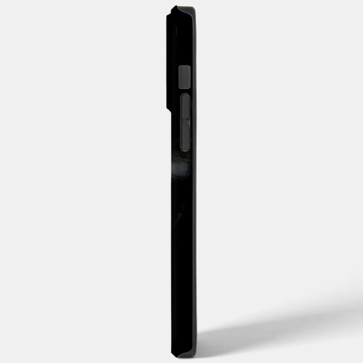 Schwarzer Modern Skull Case-Mate iPhone Hülle (Rückseite / Links)