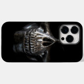 Schwarzer Modern Skull Case-Mate iPhone Hülle (Rückseite (Horizontal))