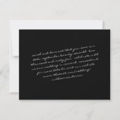 Schwarzer moderner Schrifttext nur Speichern Sie u (Vorderseite)