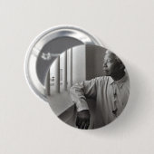 Schwarzer Monat Button (Vorne & Hinten)