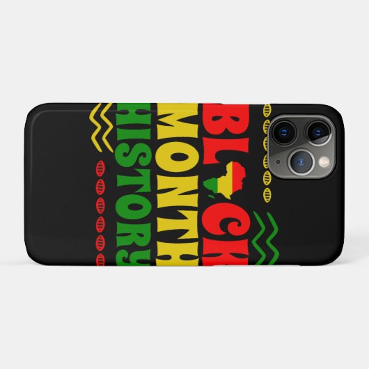Schwarzer Monat der Geschichte, afrikanisch-amerik Case-Mate iPhone Hülle (Rückseite (Horizontal))