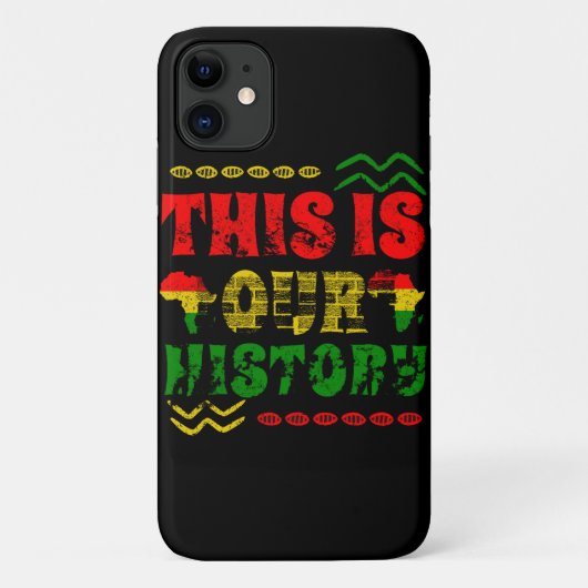 Schwarzer Monat der Geschichte, afrikanisch-amerik Case-Mate iPhone Hülle (Rückseite)