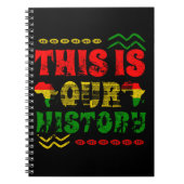 Schwarzer Monat der Geschichte, afrikanisch-amerik Notizblock (Vorderseite)