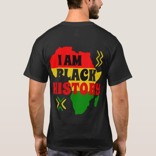Schwarzer Monat der Geschichte, afrikanisch-amerik T-Shirt (Rückseite)