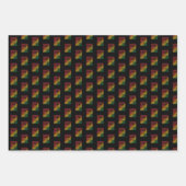 Schwarzer Monat Geschenkpapier Set (Vorderseite 2)