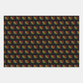 Schwarzer Monat Geschenkpapier Set (Vorderseite)