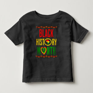 Schwarzer Monat, Juneteenth, Schwarze Geschichte M Kleinkind T-shirt