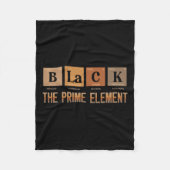 Schwarzer Monatszeitraum des Primärelements Fleecedecke (Vorderseite)