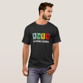 Schwarzer Monatszeitraum des Primärelements T-Shirt (Vorne ganz)