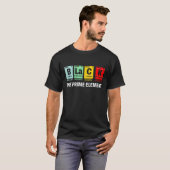Schwarzer Monatszeitraum des Primärelements T-Shirt (Vorne ganz)
