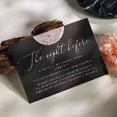 Schwarzer Mond | Festliches Probe Abendessen Einladung