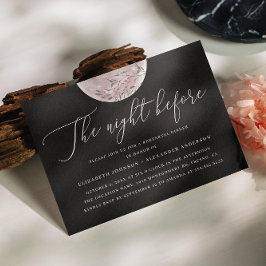 Schwarzer Mond | Festliches Probe Abendessen Einladung